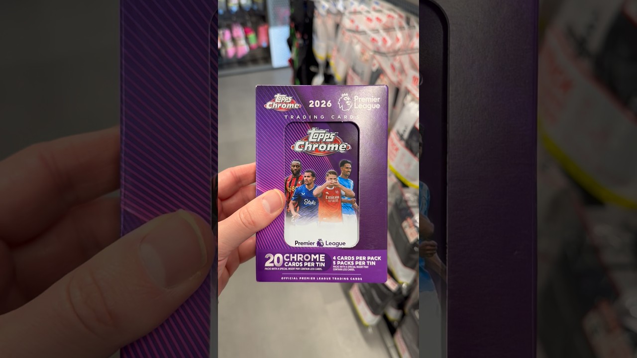 HUGE HIT! 🔥 Opening TWO Topps Chrome Premier League 2026 tins! ⚽️