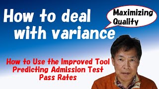 How to Use the Improved Tool/Application Example: Predicting Admission Test Pass Rates screenshot 4