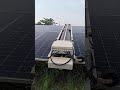 Fully Automatic Robotic Cleaning System for Solar Plants/#solar #solarbots #robotics #pannel #video