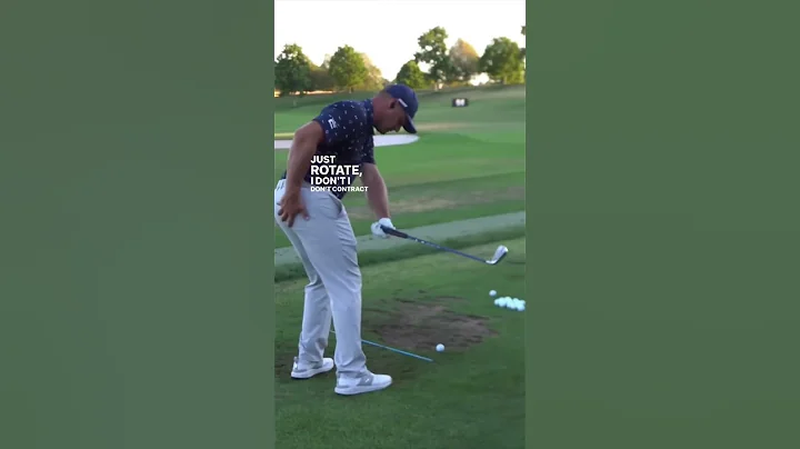 Bryson Dechambeau tries to explain his golf swing to us.