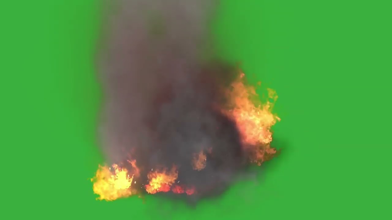 💣💥 EXPLOSION pantalla verde [ efectos con llamas chroma key ]