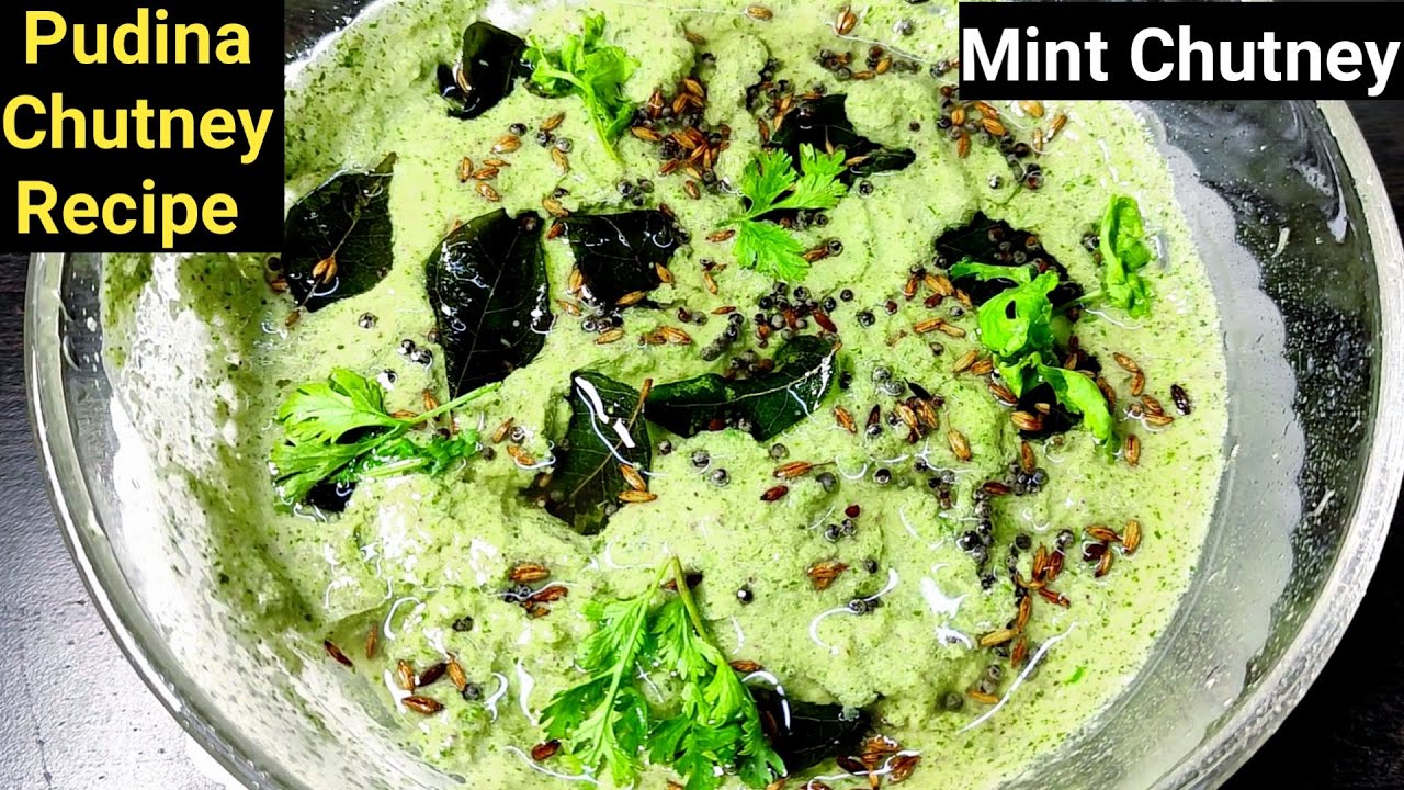 Pudina Chutney Recipe Mint Green Chutney Recipe पुदीने की चटनी