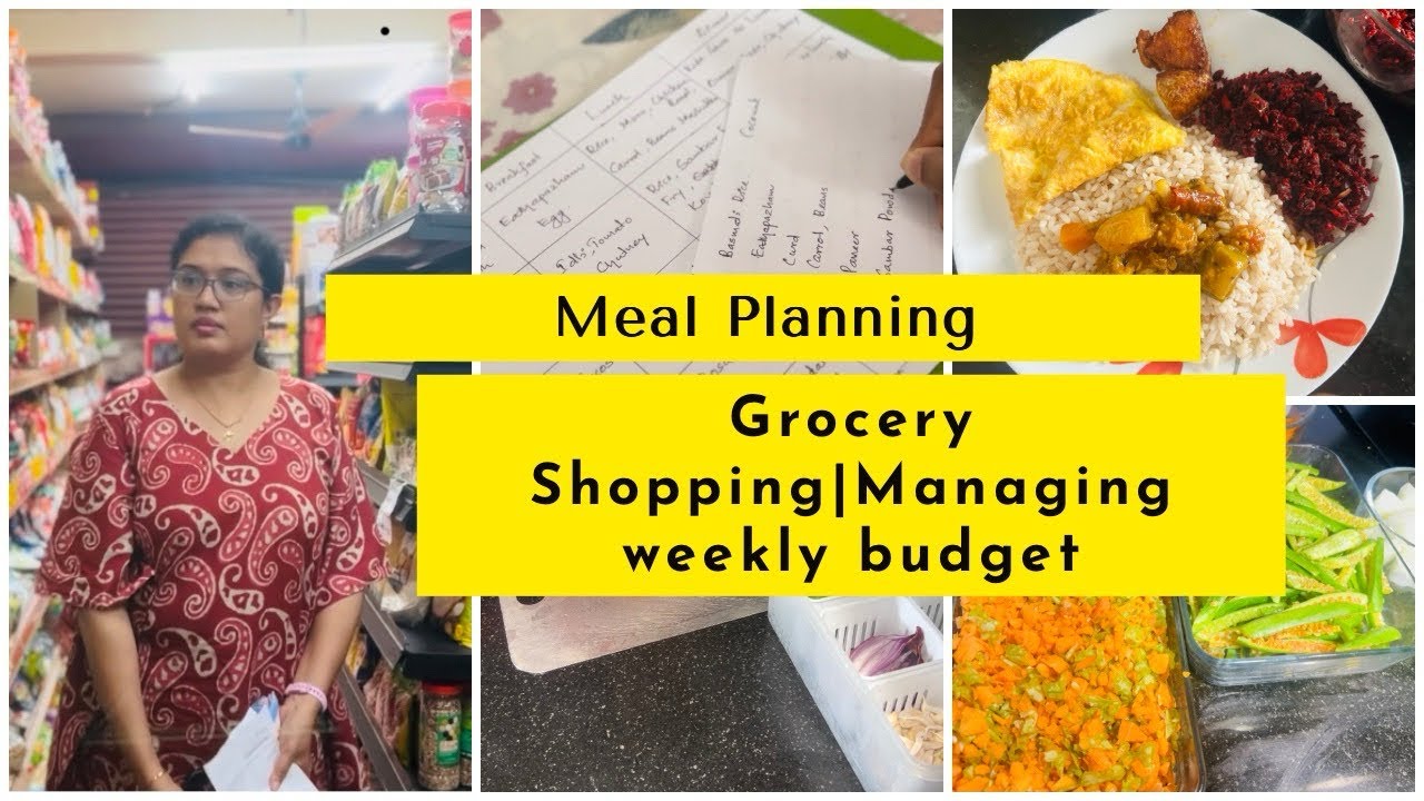 Как планирование питания мне помогло / Управление недельным бюджетом / Покупки продуктов...