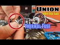 Union Electric Fan  How to replace Thermal Fuse // RECOND Tech