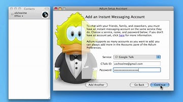 Learn Adium: Lesson #1 - Adding Multiple Chat Accounts @ uSchoolme