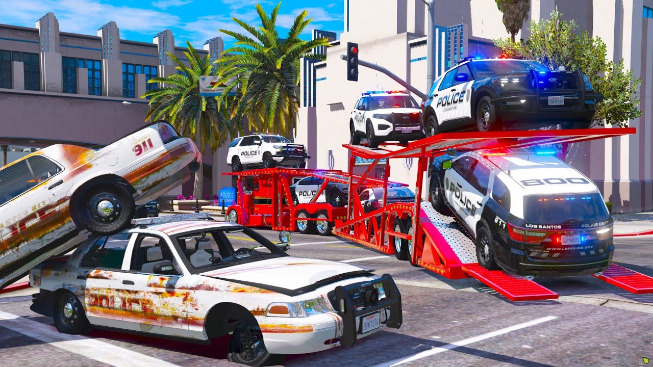Upgrading Worst to Best Police Cars in GTA 5 RP!