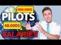 How much money do pilots make comparing salaries across the globe