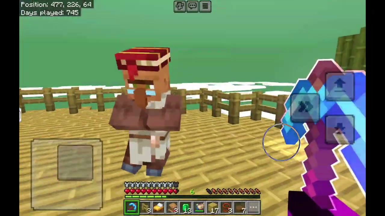 EPS 139, Ghast Gua Kuat Bawa 2 Boat Sekalian Hias Tipis Tipis Pakek Lampu Neon | Minecraft Survival