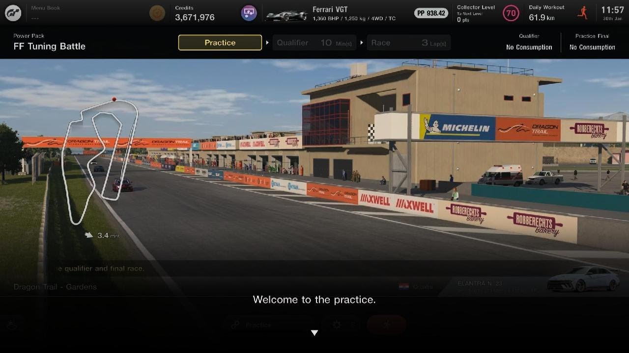 Gran Turismo 7 Power Pack - FF Tuning Battle - Dragon Trail - Gardens 1st