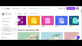 Education Resources in Canva