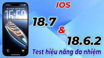 IOS 18.7 và 18.6.2 Test hiệu năng đa nhiệm #ios #ios18.7 #ios26