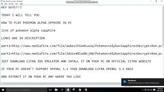 How to play Pokemon alpha sapphire in pc screenshot 4