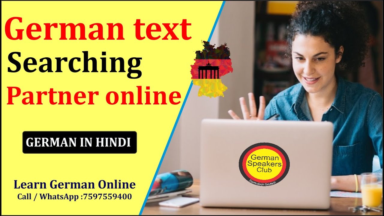 German text -searching partner online | Listening Test! | A2 Hören | German Listening | Learn German