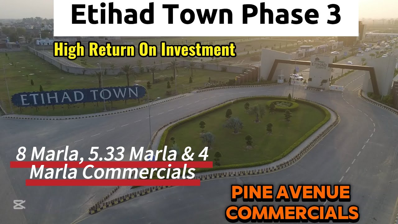 Последние новости о третьей фазе Etihad Town | Коммерческие участки Pine Avenue | Высокая доходно...