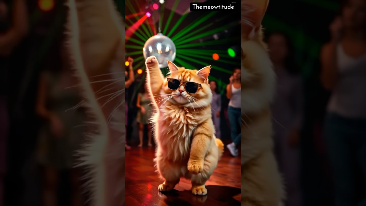 When the budots drops and your inner disco kitty takes over 🤣 
