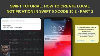 Swift Tutorial: How to create local notifications in iOS app using swift 5- Part 2