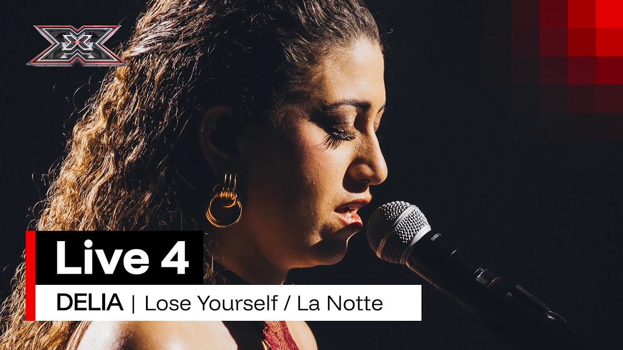 DELIA canta un mash up de “La notte” di Adamo e "Lose Yourself" di Eminem | X Factor 2025 Live 4