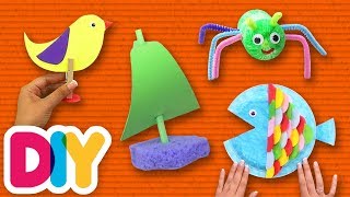 4 FUN Craft Ideas to do at home | Fast-n-Easy | DIY Labs