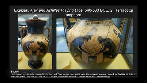 CCC Masterpiece Mondays Presents: Exekias, Ajax and Achilles Playing Dice