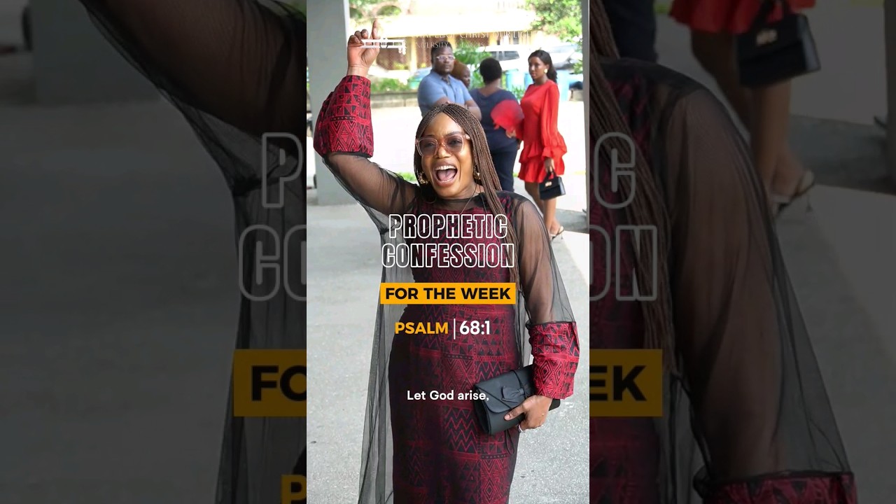 Prophetic Confession for the week. We encourage you to keep these words as prophecy this week. 