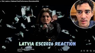 Reacting to Ēnā by Atvara (ESC2026 Latvia)
