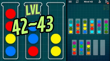🏅 BALL SORT PUZZLE - Color Games 🧪 LEVEL 42~43 🧩 Gameplay Walkthrough