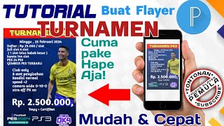 Tutorial on how to create a PES tournament brochure using a cellphone screenshot 1