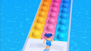 Pop It Run ASMR 🎈🌈🔥 Very Satisfying And Relaxing ASMR Sounds Gameplay