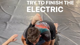 Lockdown Deep Half Sweep & Electric Chair BJJ tutorial