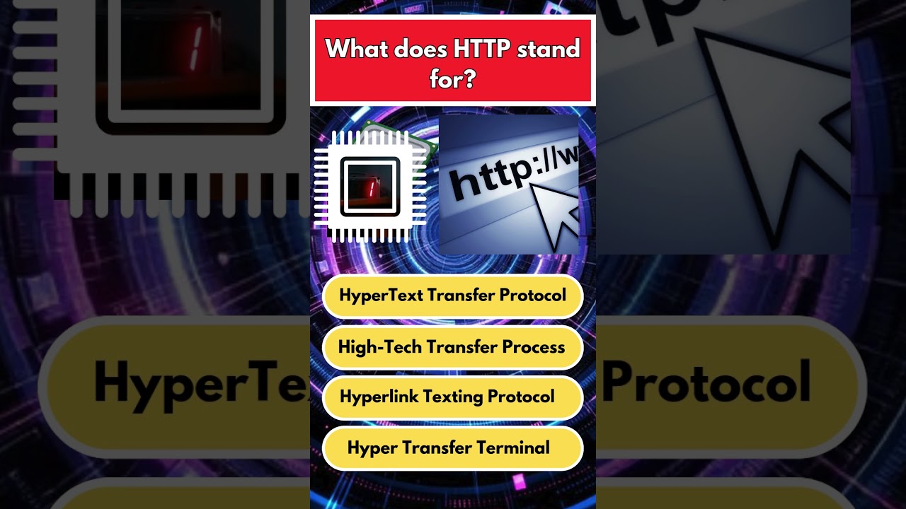 What does HTTP stand for? || Quiz