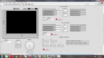 Control e identificación de un Sistema Neumático Proporcional LabVIEW