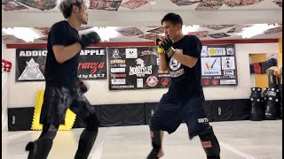 キックボクサーのMMAスパーリング！