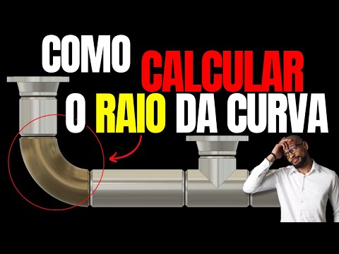 Como Calcular o RAIO LONGO e RAIO CURTO da Curva - Desconto de Material