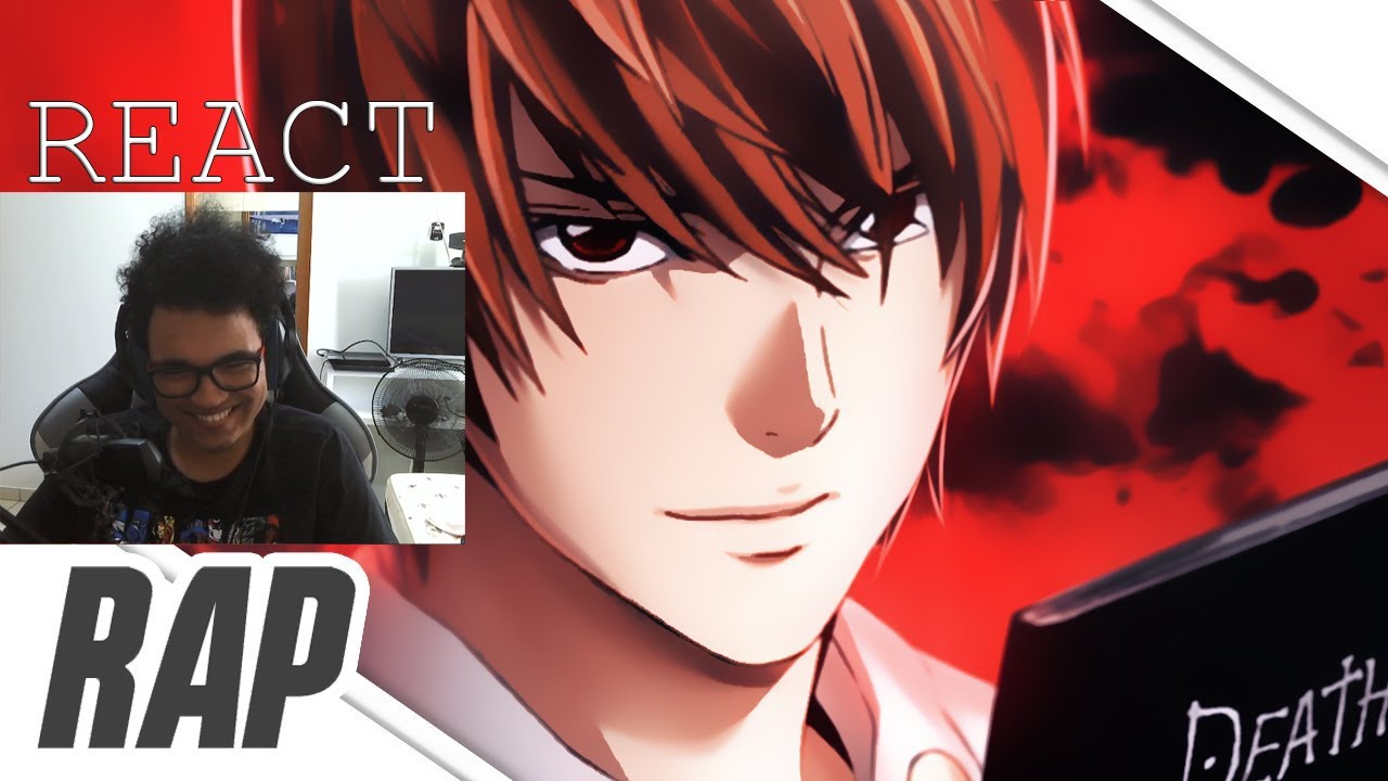 React comentado - Rap do Kira (Death Note) | A Verdadeira Justiça | Basara (cujas)