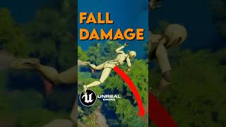 Create Fall Damage in UE5 in Under 60 Seconds! #unrealengine #gamedev #indiedev
