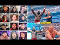 WWE Fans Reactions! Oba Femi Defeats Brock Lesnar | #wwe #brocklesnar #obafemi