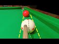 Snooker Aiming With Side Spin