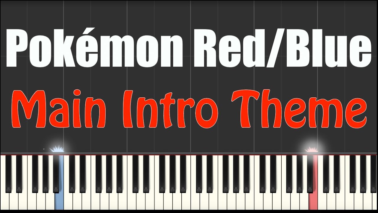 Pokémon Red/Blue Theme | Piano Tutorial (Synthesia)