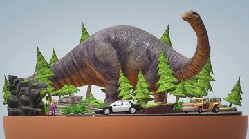 Windows 10 Paint 3d Tutorial : Creating a  Paint 3d  Diorama ! Jurassic World ! Easy 3d software