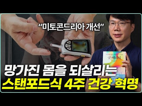 굿에너지 책 리뷰 | 미토콘드리아를 개선해 망가진 몸을 되살리는 스탠포드식 4주 건강 혁명