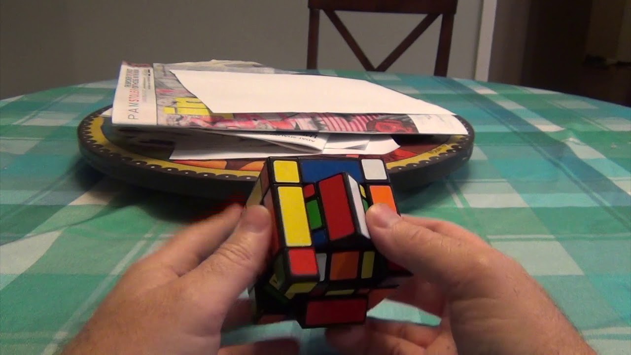 Son Mum cube tutorial part 1:  Reducing to a 3x3