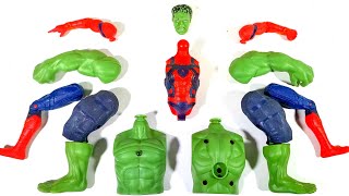 SPIDER-MAN VS HULK - MARVEL AVENGERS SUPERHERO ACTIONFIGURE TOYS