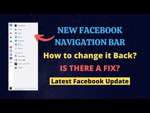 ফেসবুক নেভিগেশন বার পরিবর্তন - কিভাবে ফেসবুক মেনু বারকে শীর্ষে সরানো যায় - একটি ফিক্স আছে কি?