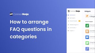 How to Arrange FAQ Questions in Categories