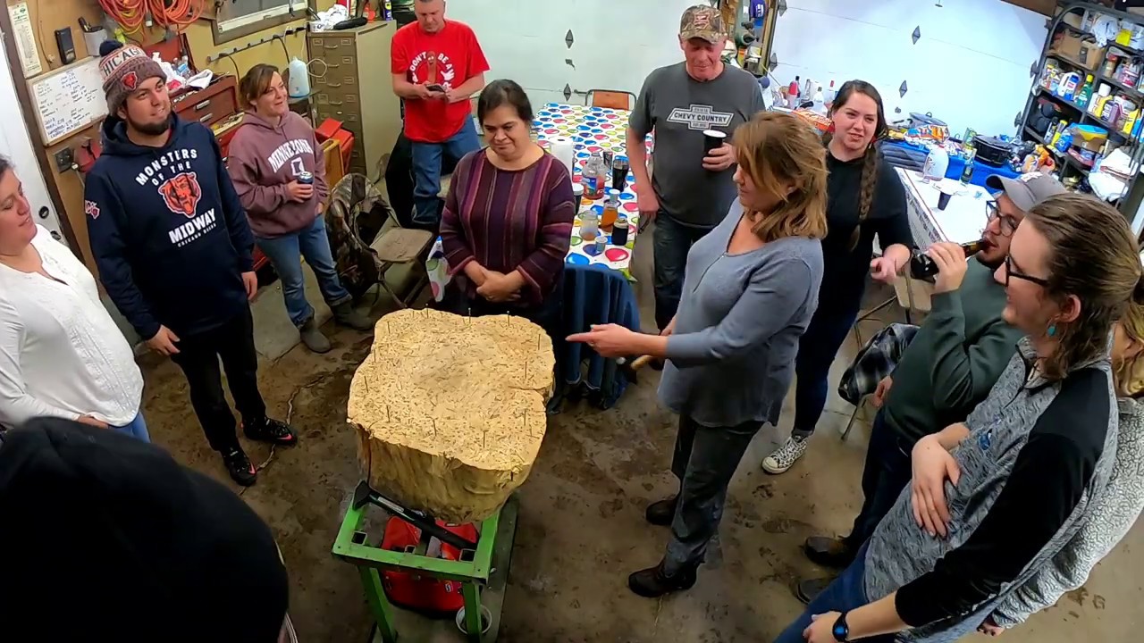 A family tradition. Making sausage and playing Hammerschlagen YouTube