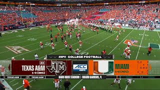 ABC CFB intro | 23 Texas A&M @ Miami | 9/9/2023