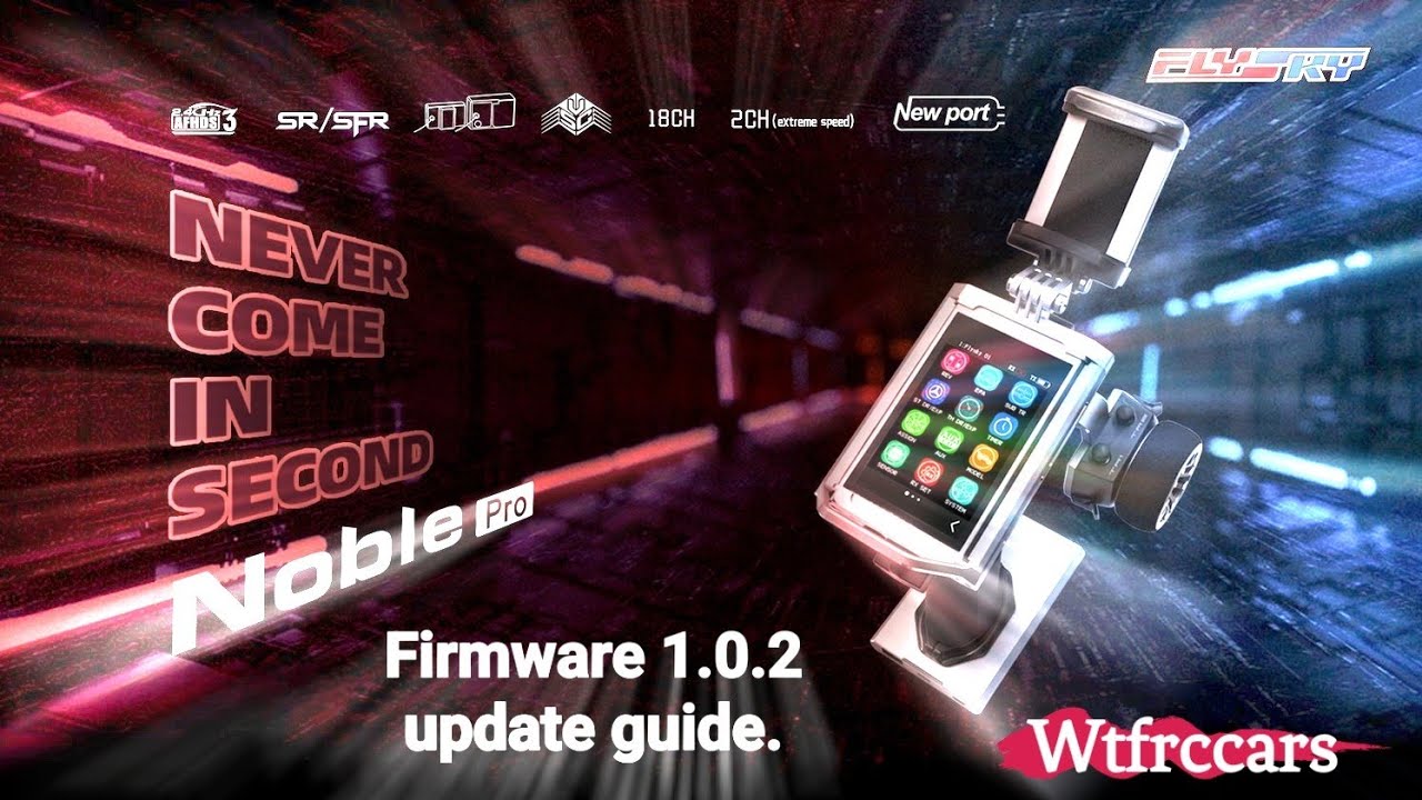 Flysky Noble Pro 1.0.2 Firmware update and model memory back and restore.