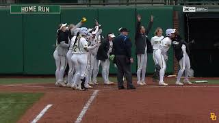 Baylor Softball: Highlights vs. Maryland