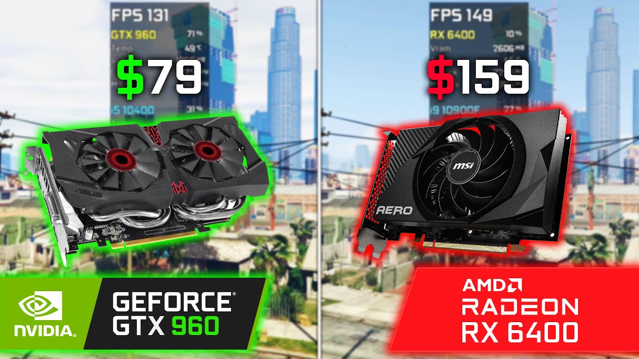 RX 6400 vs GTX 1650. RX 6400 vs 1060. NVIDIA 6400. RX 960.