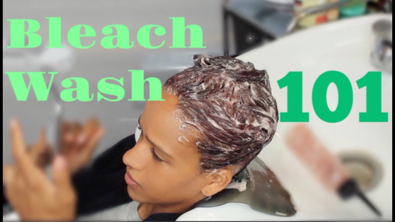 how to bleach black hair